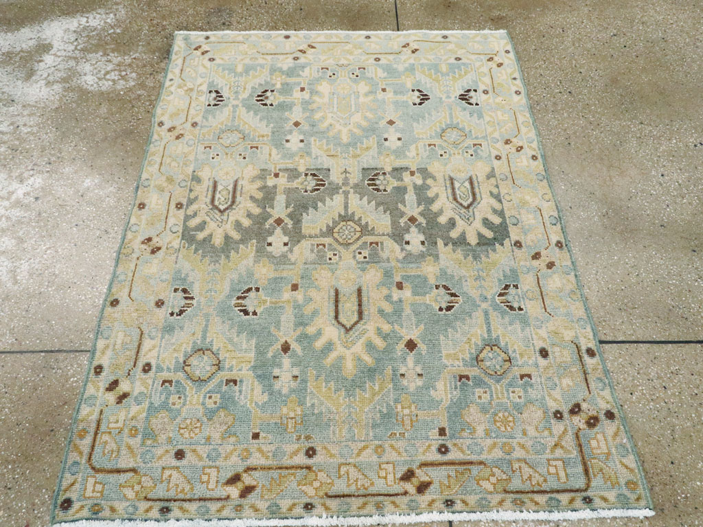 Vintage Persian Malayer Throw Rug, No.26409 - Gss