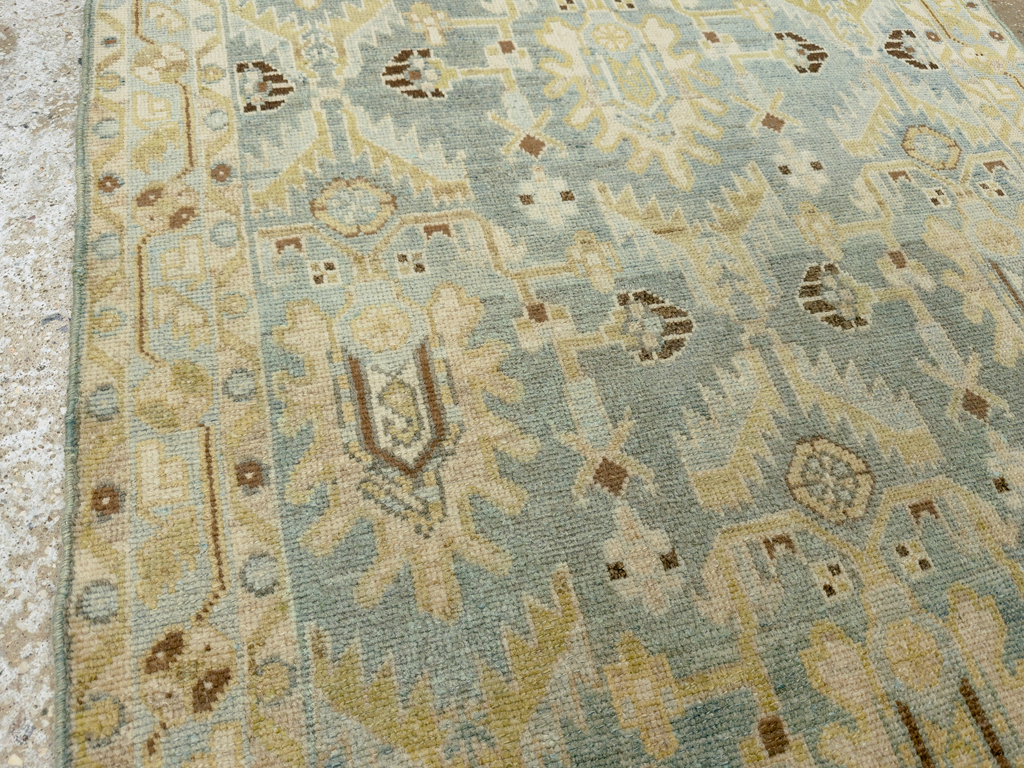 Vintage Persian Malayer Throw Rug, No.26409 - Gss