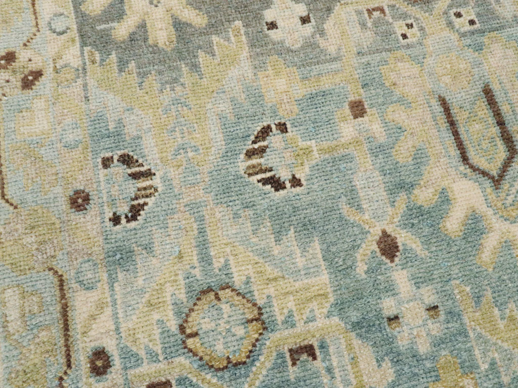 Vintage Persian Malayer Throw Rug, No.26409 - Gss