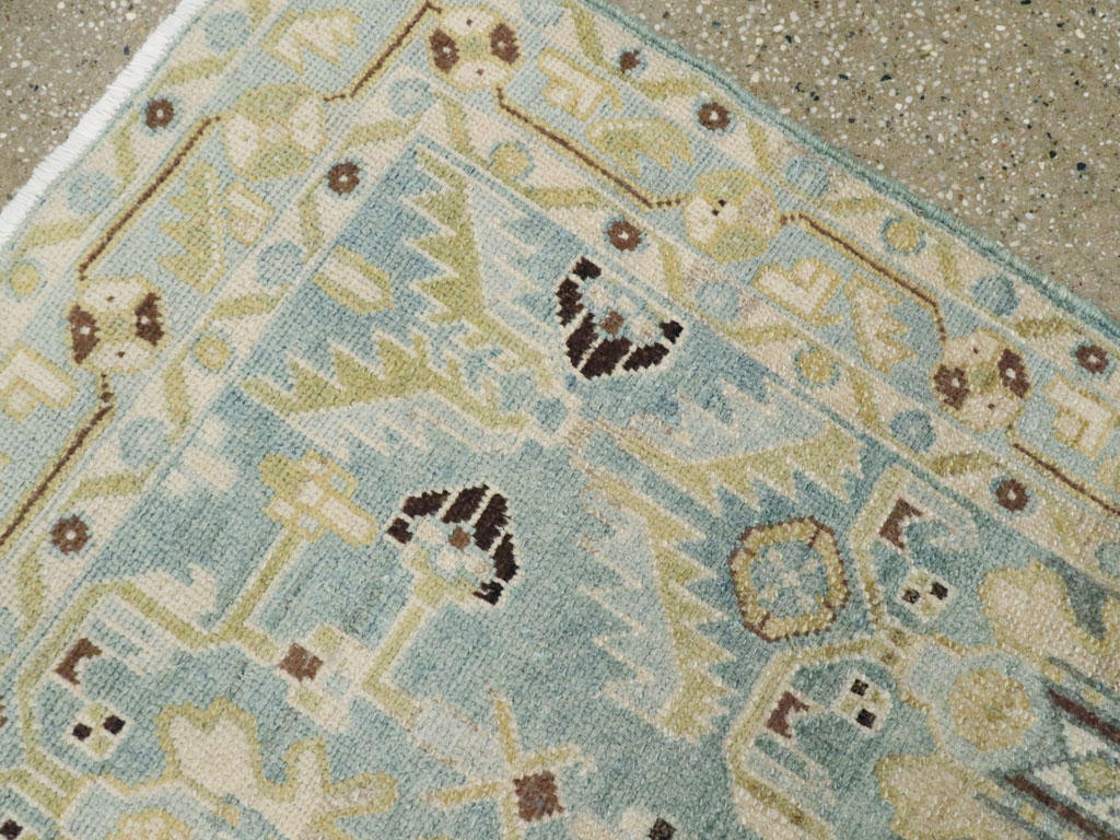 Vintage Persian Malayer Throw Rug, No.26409 - Gss