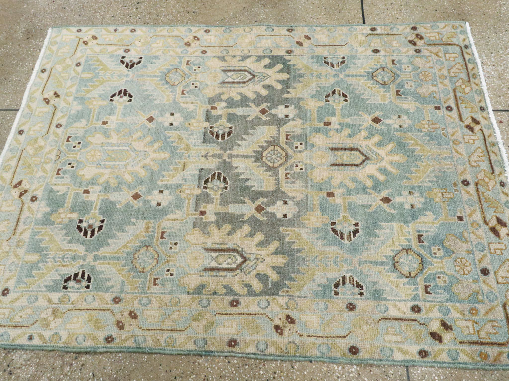 Vintage Persian Malayer Throw Rug, No.26409 - Gss