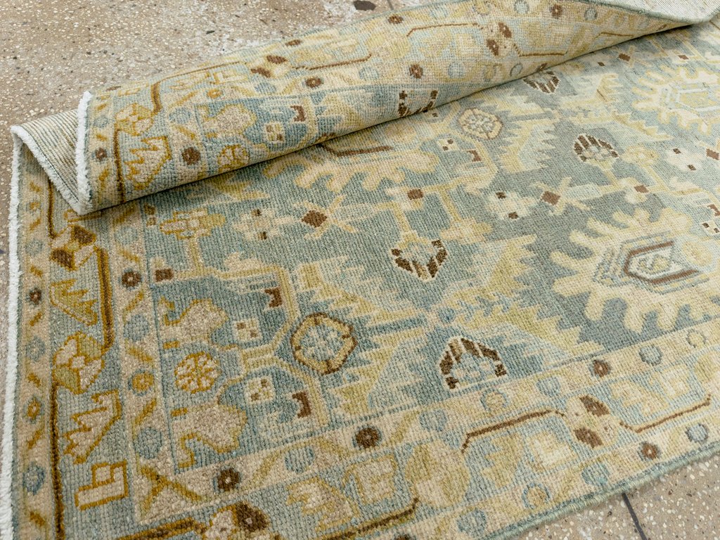 Vintage Persian Malayer Throw Rug, No.26409 - Gss