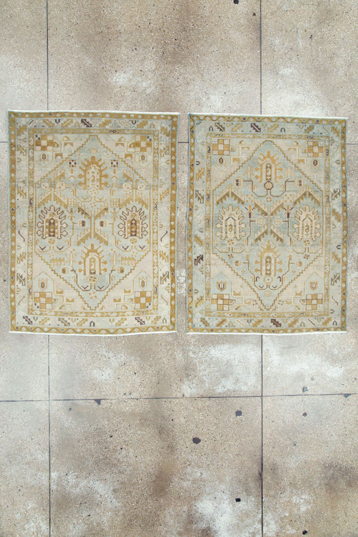 Vintage Persian Malayer Rug (Pair: 1 of 2), No.26410 - Gss