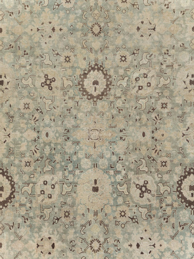 Antique Persian Tabriz Room Size Carpet, No.26421 - Gss
