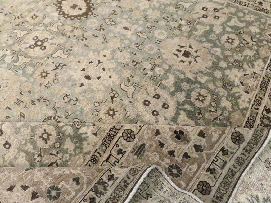 Antique Persian Tabriz Room Size Carpet, No.26421 - Gss