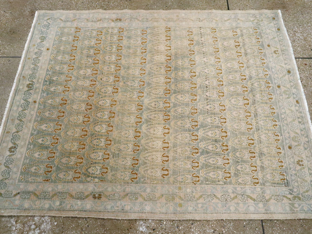 Vintage Persian Malayer Throw Rug, No.26423 - Gss