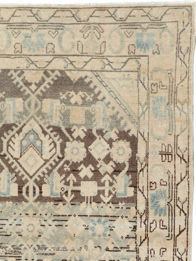 Vintage Persian Malayer Throw Rug, No.26427 - Gss