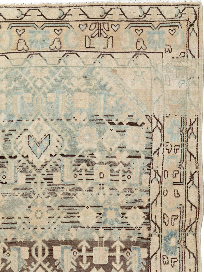 Vintage Persian Malayer Throw Rug, No.26427 - Gss