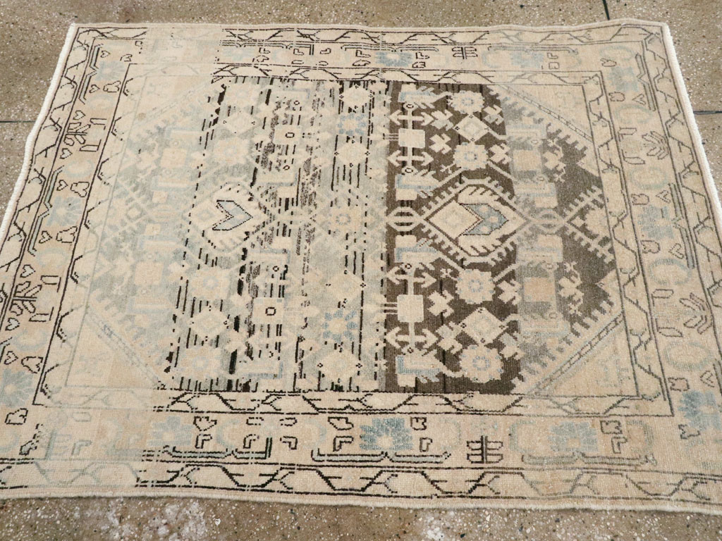 Vintage Persian Malayer Throw Rug, No.26427 - Gss