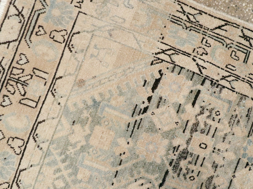 Vintage Persian Malayer Throw Rug, No.26427 - Gss