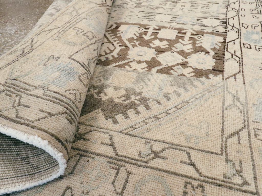 Vintage Persian Malayer Throw Rug, No.26427 - Gss