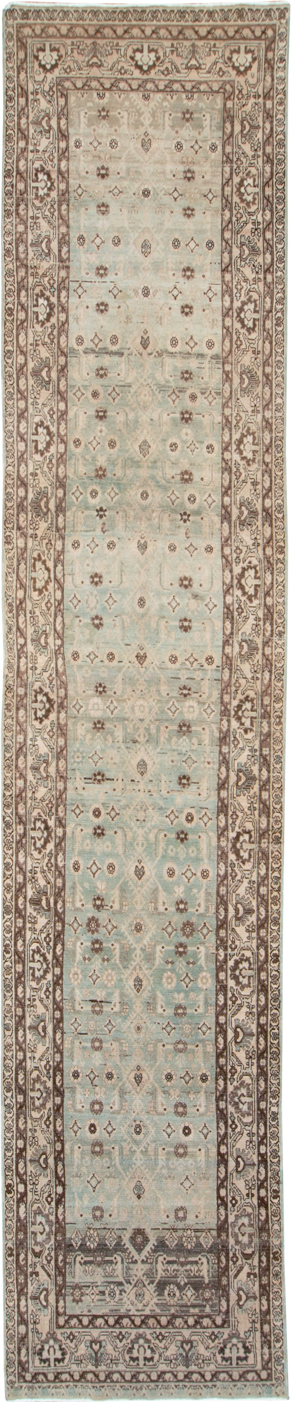 Antique Persian Malayer Runner, No.26428 - Gss