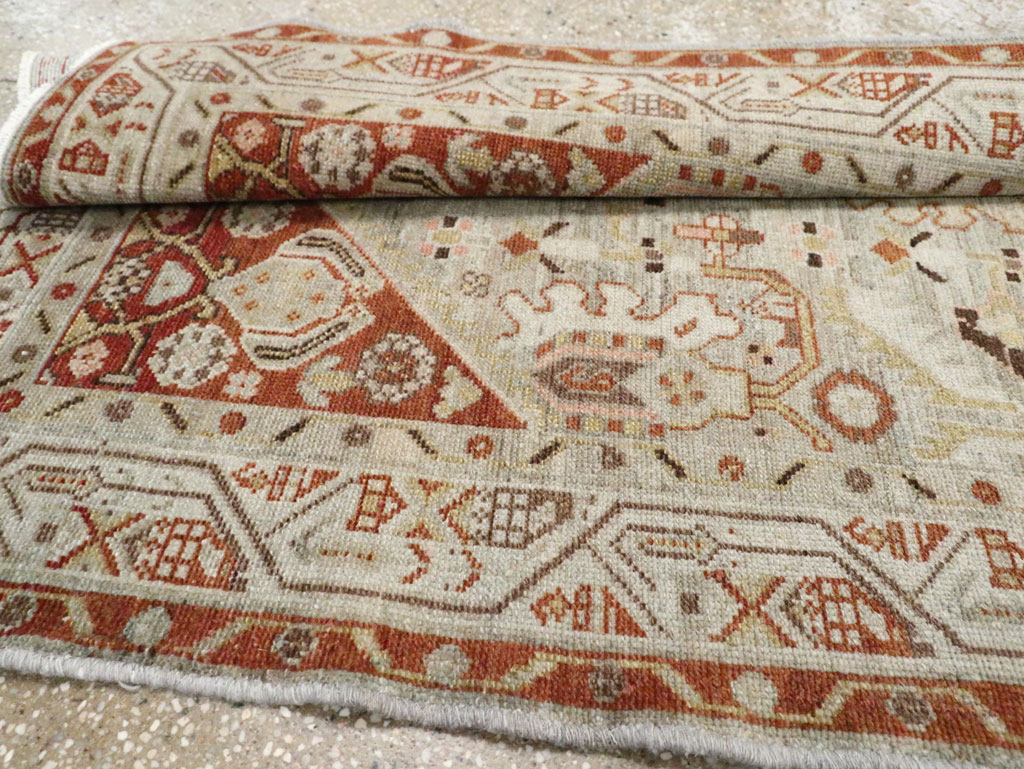 Vintage Persian Malayer Runner (Pair: 2 of 2), No.26438 - Gss