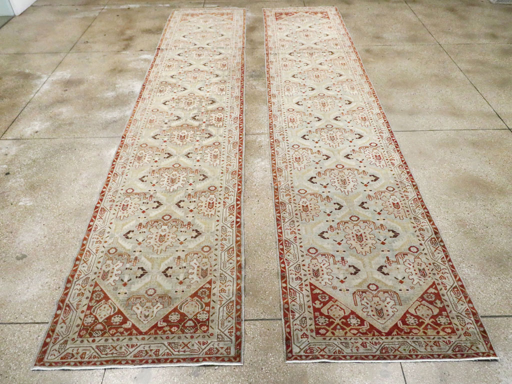 Vintage Persian Malayer Runner (Pair: 2 of 2), No.26438 - Gss