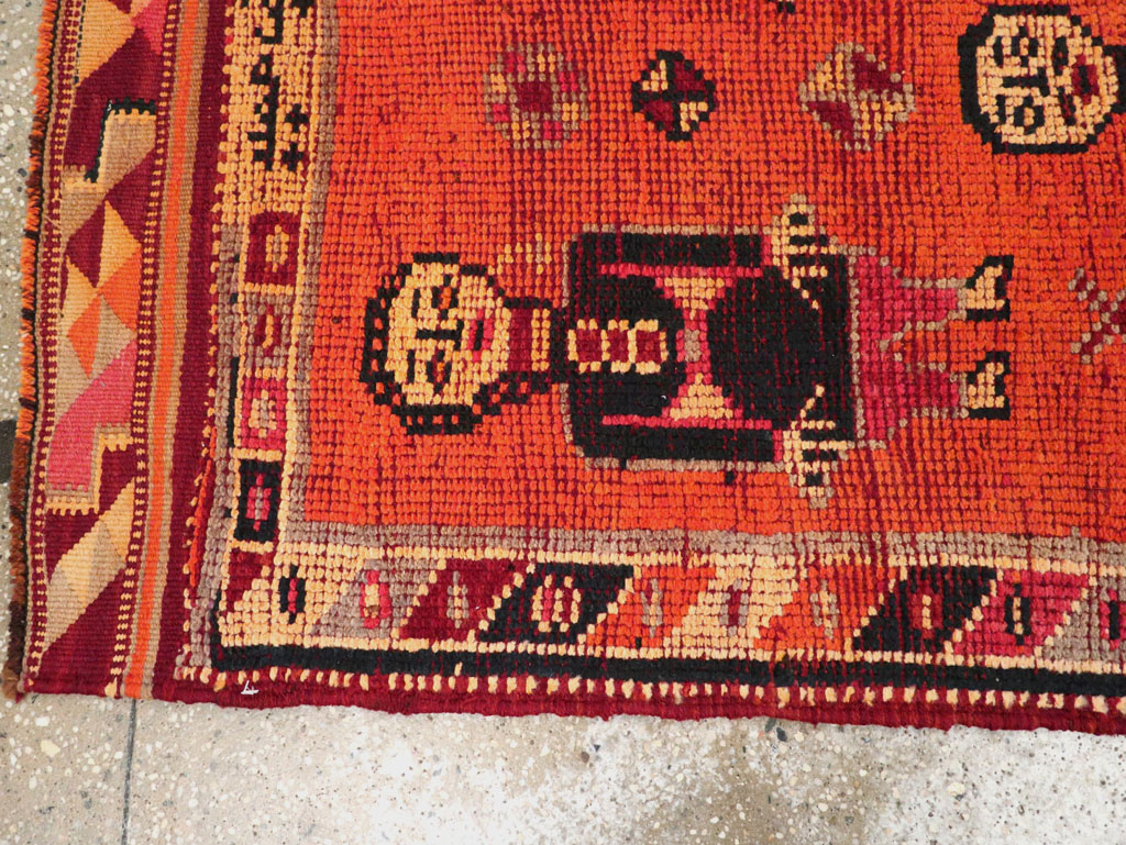 Vintage Anatolian Pictorial Runner, No.26447 - Gss