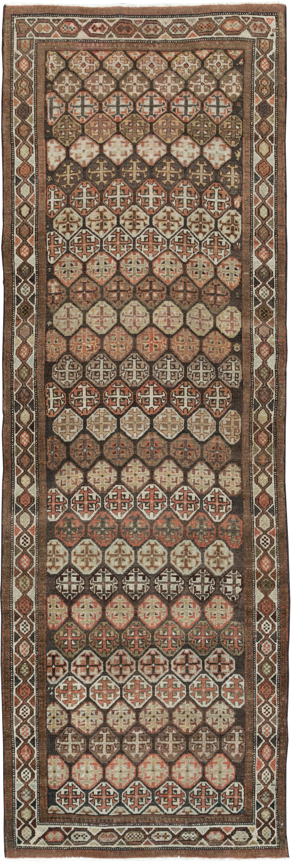 Antique Persian Malayer Runner, No.26452 - Gss