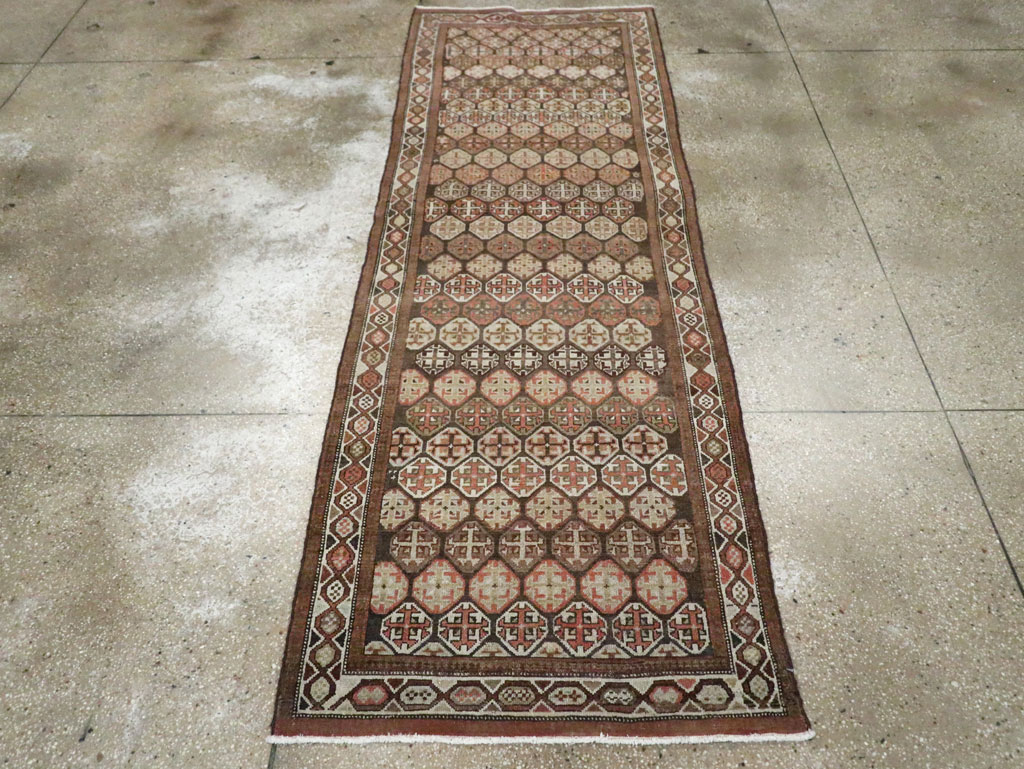 Antique Persian Malayer Runner, No.26452 - Gss