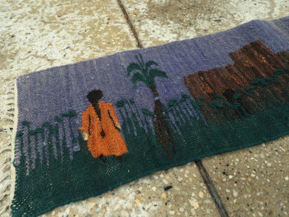 Vintage Turkish Pictorial Kilim, No.26457 - Gss