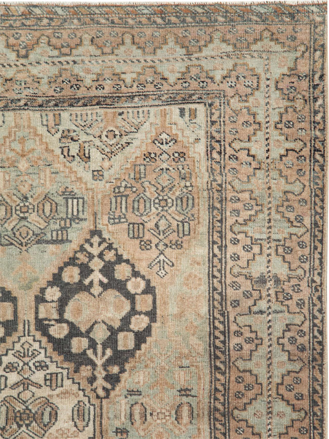 Antique Persian Afshar Accent Rug, No.26460 - Gss
