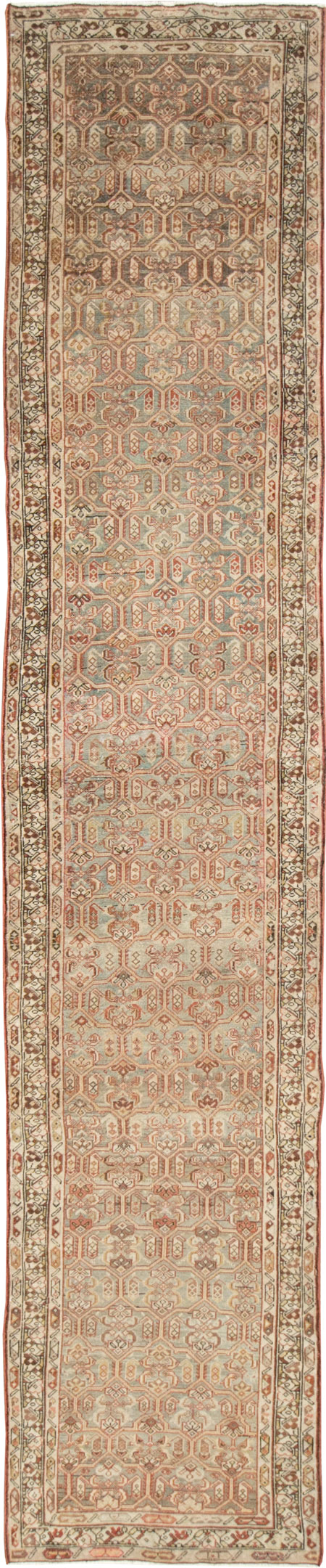 Antique Persian Malayer Long Runner, No.26487 - Gss