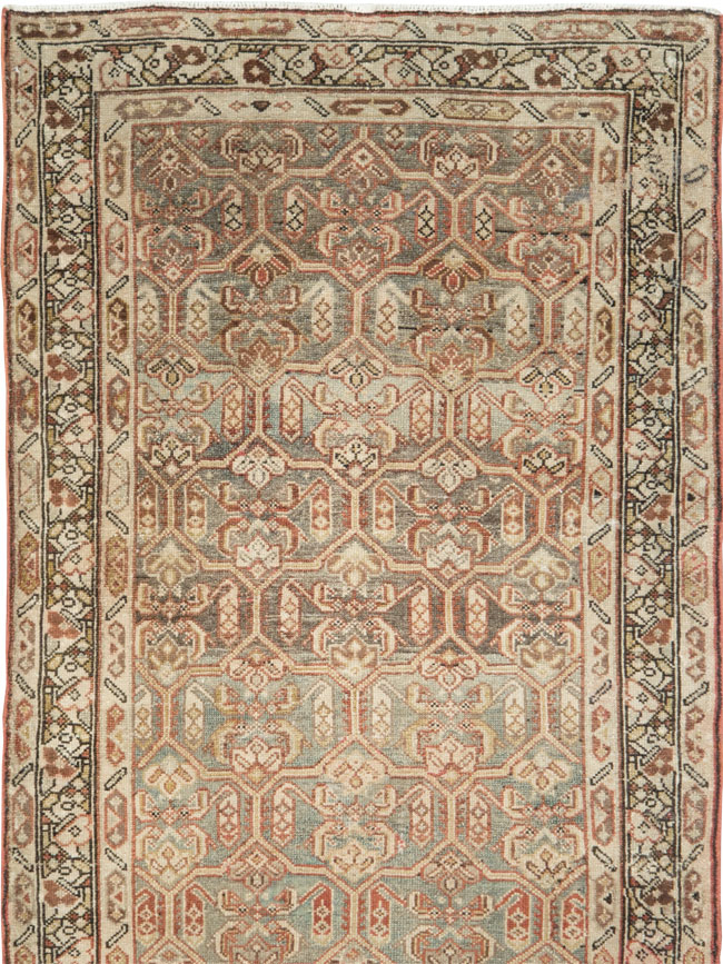 Antique Persian Malayer Long Runner, No.26487 - Gss