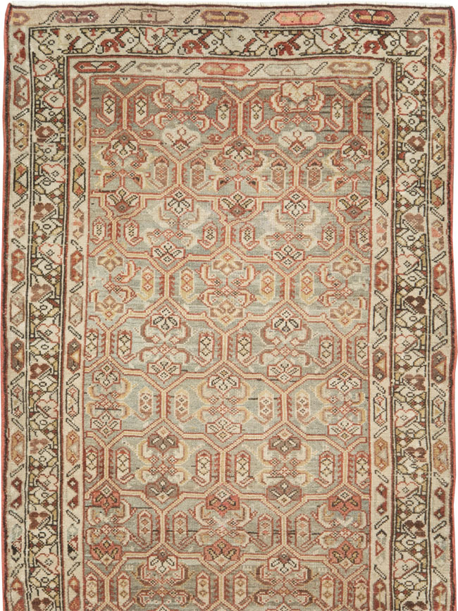 Antique Persian Malayer Long Runner, No.26487 - Gss