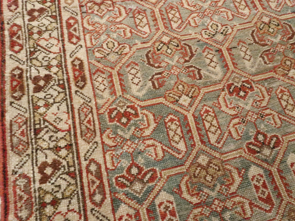 Antique Persian Malayer Long Runner, No.26487 - Gss