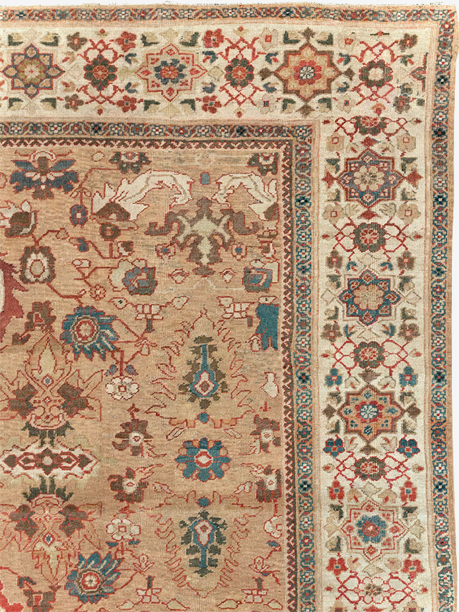 Antique Persian Mahal Room Size Carpet, No.26492 - Gss