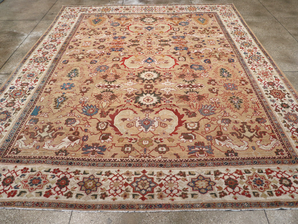 Antique Persian Mahal Room Size Carpet, No.26492 - Gss