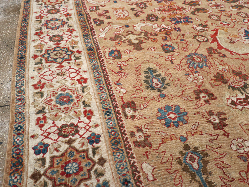 Antique Persian Mahal Room Size Carpet, No.26492 - Gss