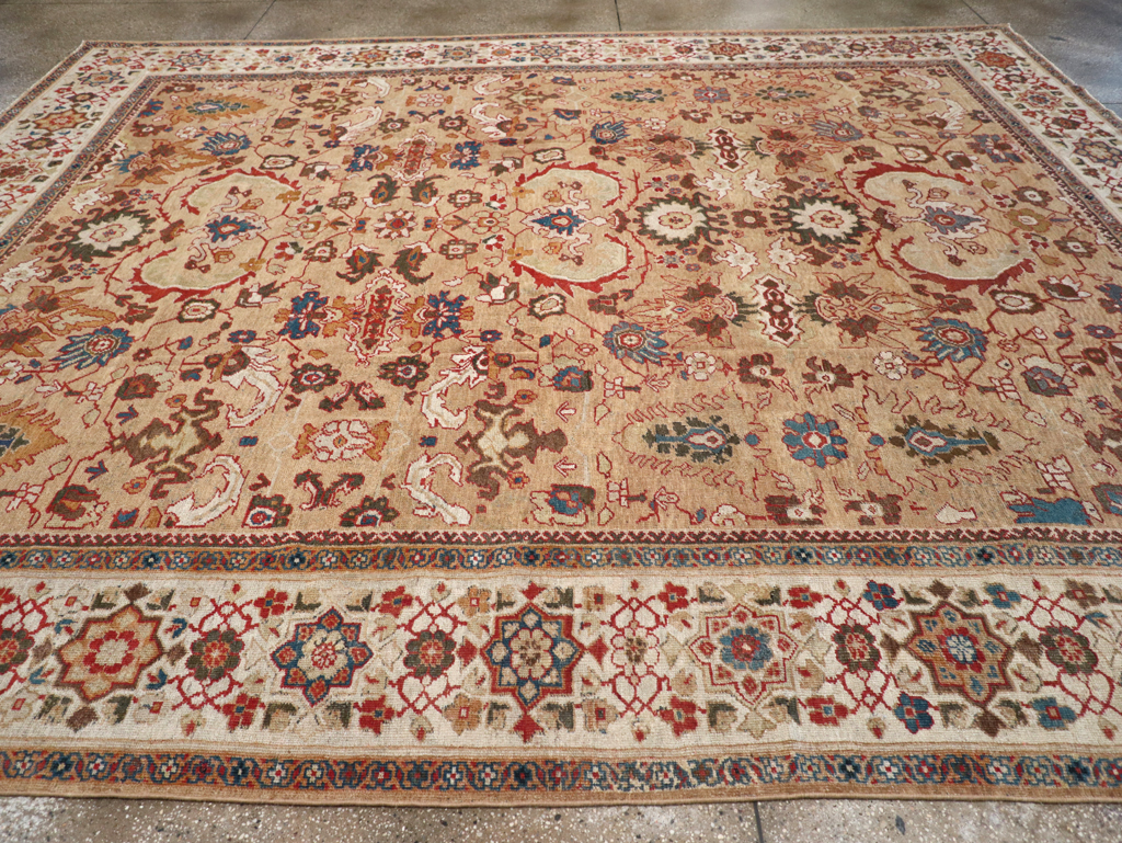 Antique Persian Mahal Room Size Carpet, No.26492 - Gss