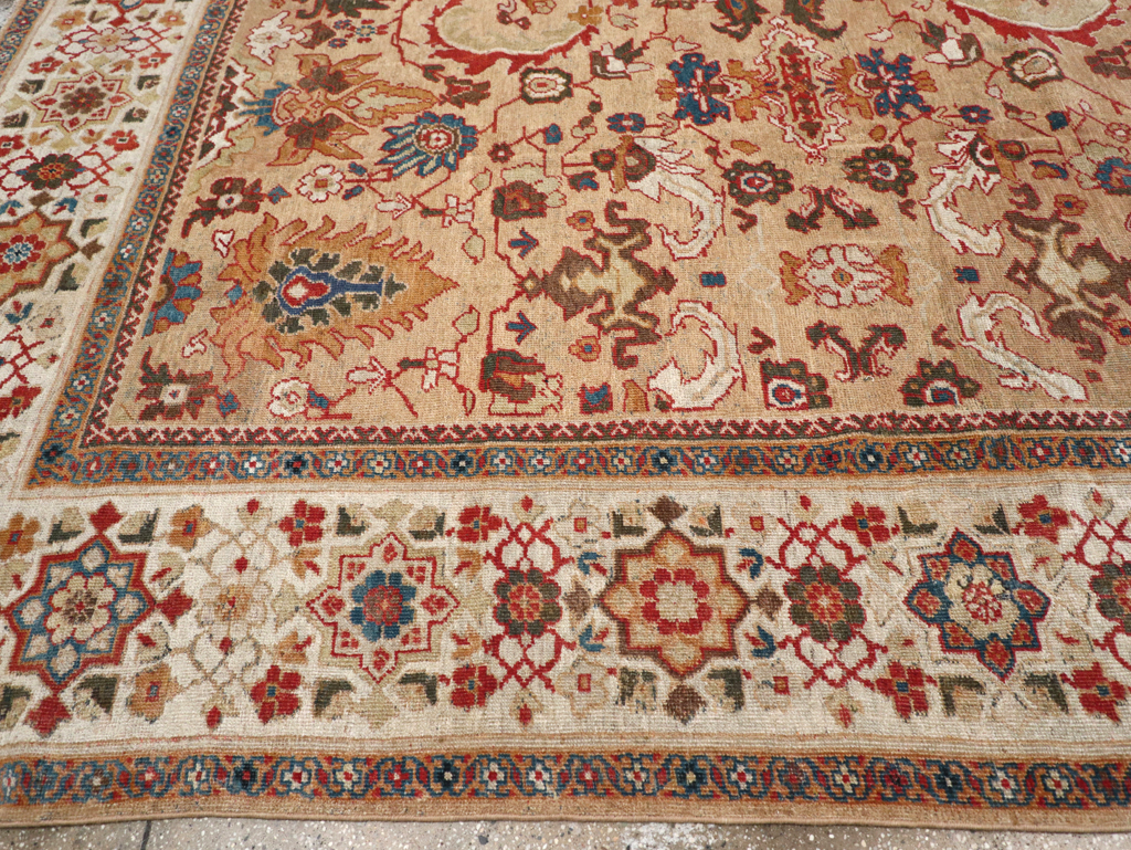 Antique Persian Mahal Room Size Carpet, No.26492 - Gss