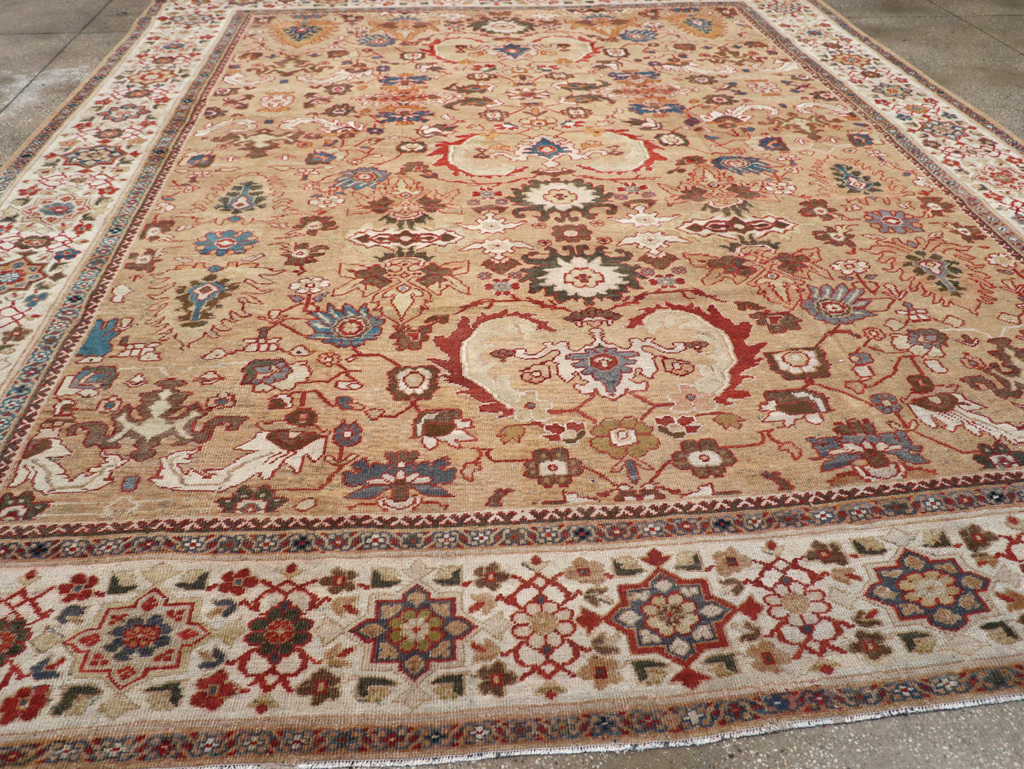 Antique Persian Mahal Room Size Carpet, No.26492 - Gss
