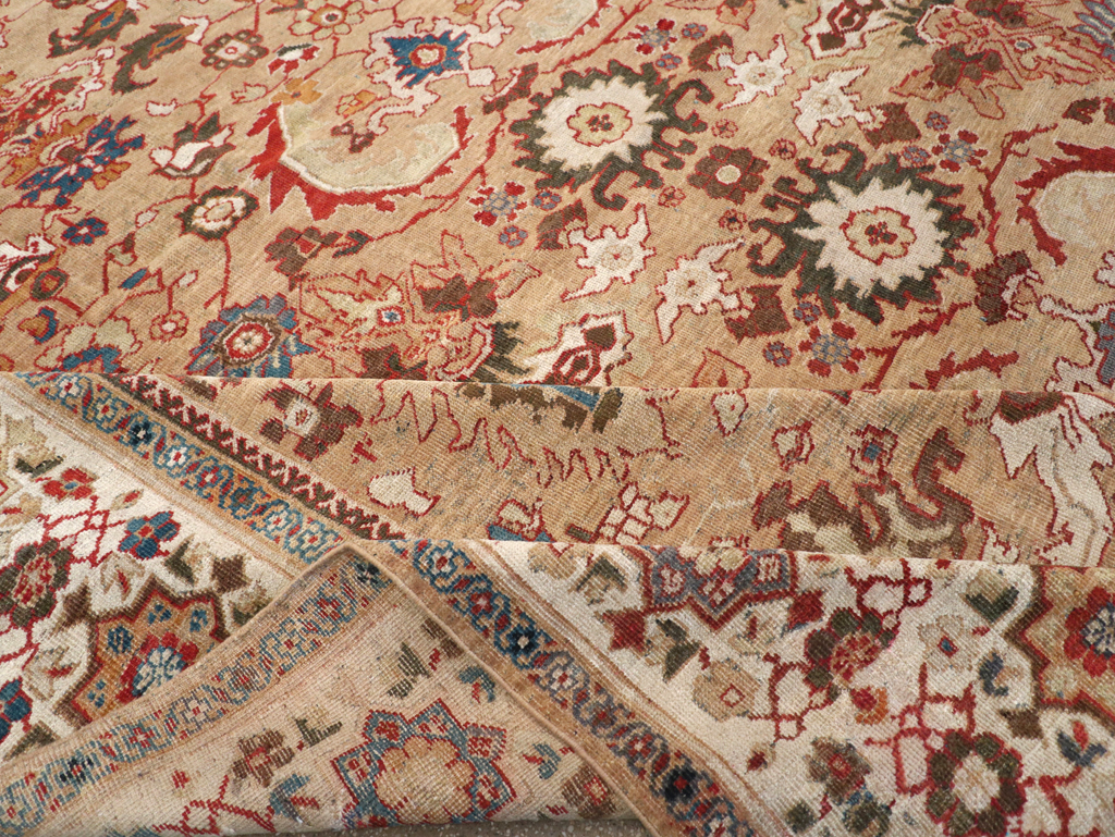 Antique Persian Mahal Room Size Carpet, No.26492 - Gss