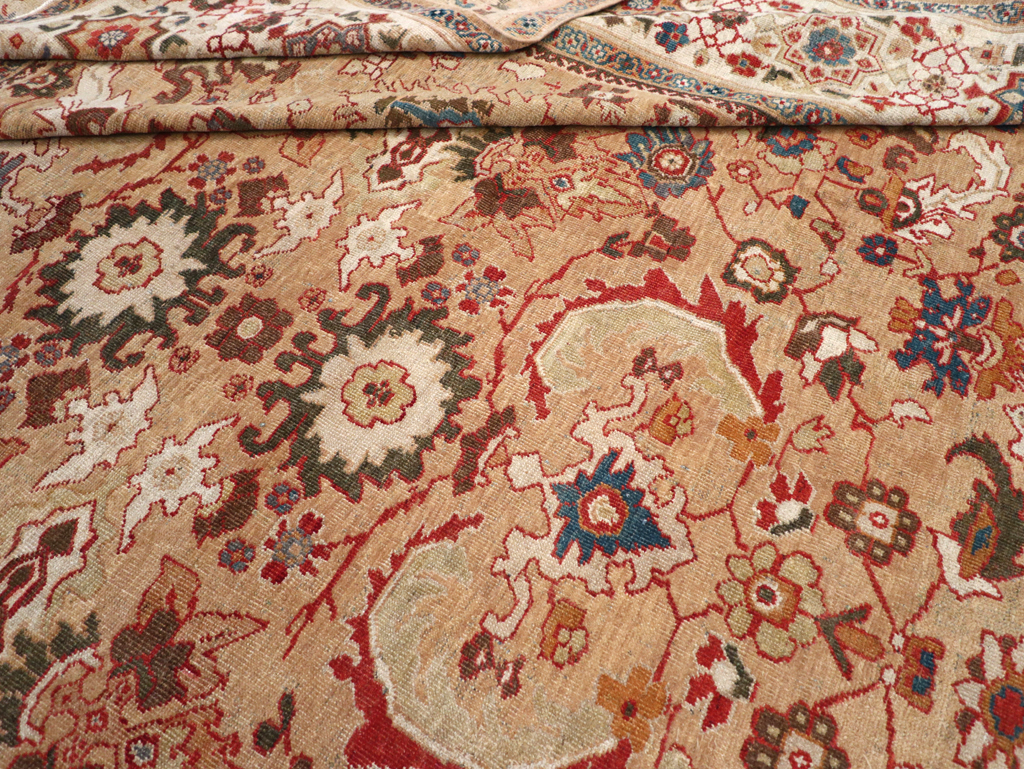 Antique Persian Mahal Room Size Carpet, No.26492 - Gss