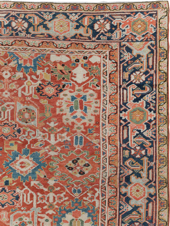 Antique Persian Heriz Room Size Carpet, No.26500 - Gss