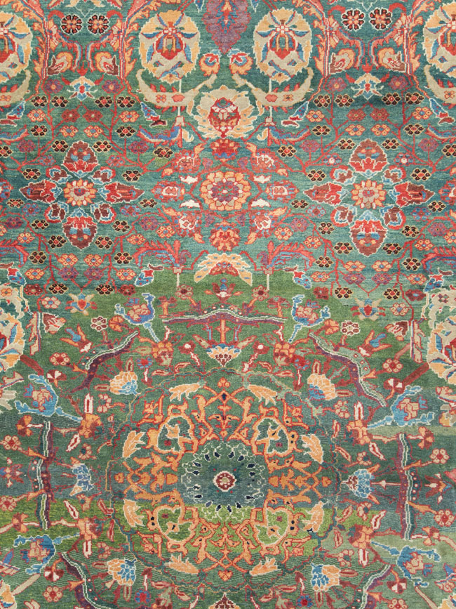 Antique Persian Mahal Oversize Carpet, No.26505 - Gss