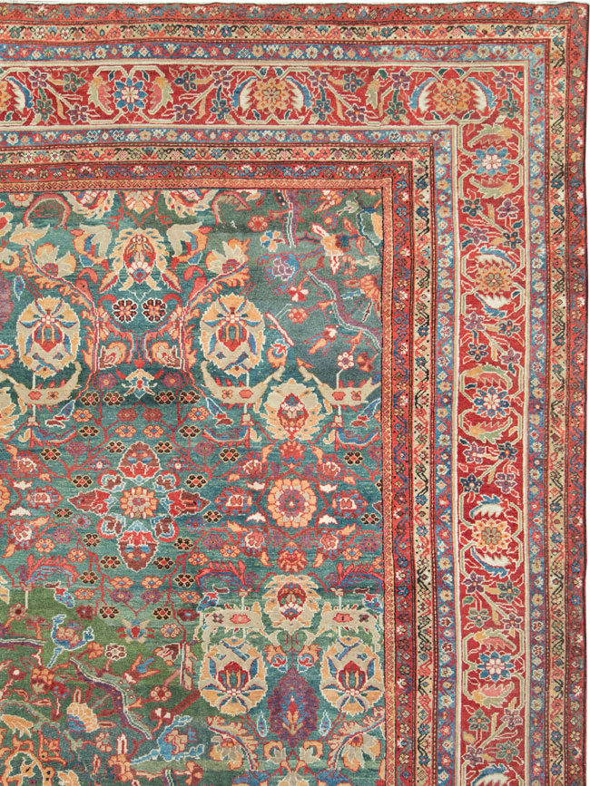 Antique Persian Mahal Oversize Carpet, No.26505 - Gss