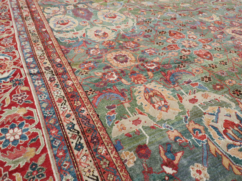 Antique Persian Mahal Oversize Carpet, No.26505 - Gss