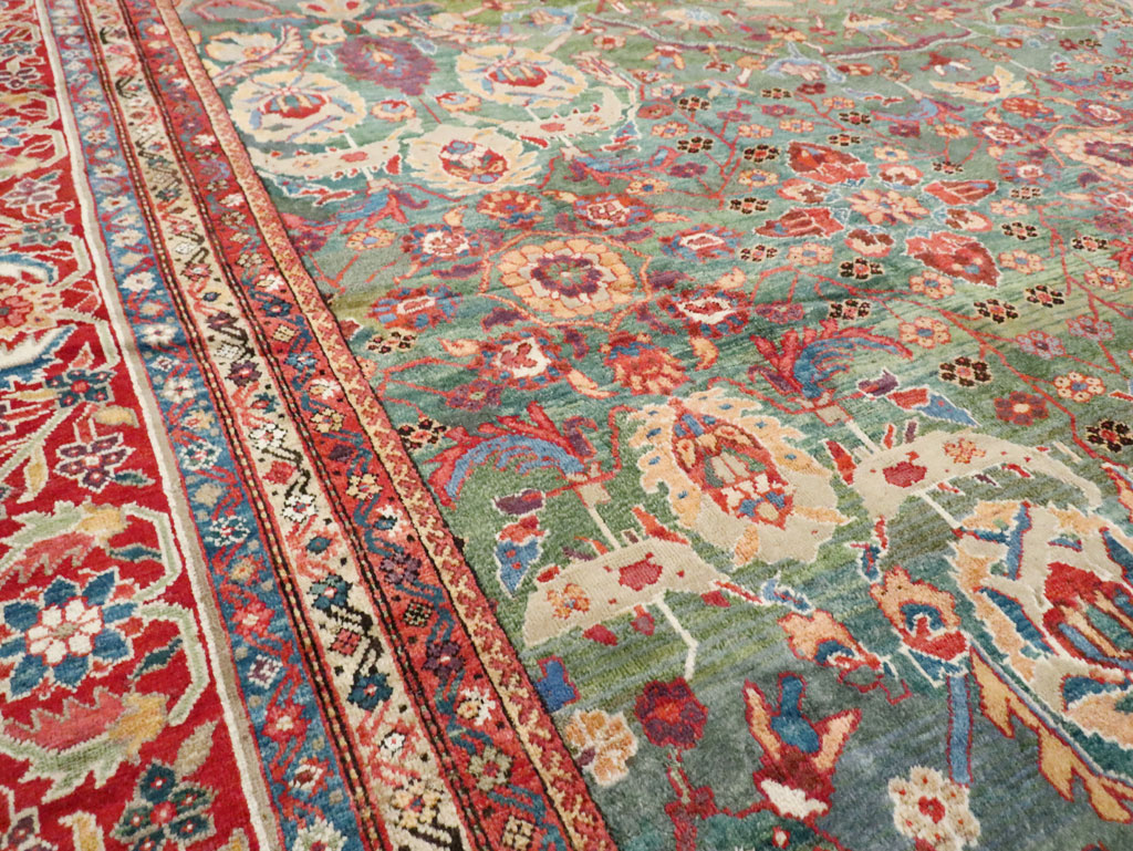Antique Persian Mahal Oversize Carpet, No.26505 - Gss