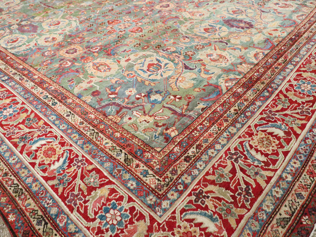 Antique Persian Mahal Oversize Carpet, No.26505 - Gss