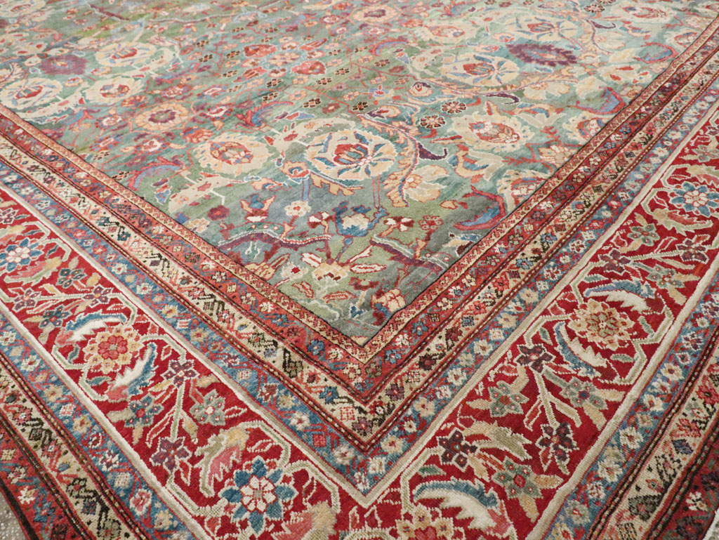 Antique Persian Mahal Oversize Carpet, No.26505 - Gss