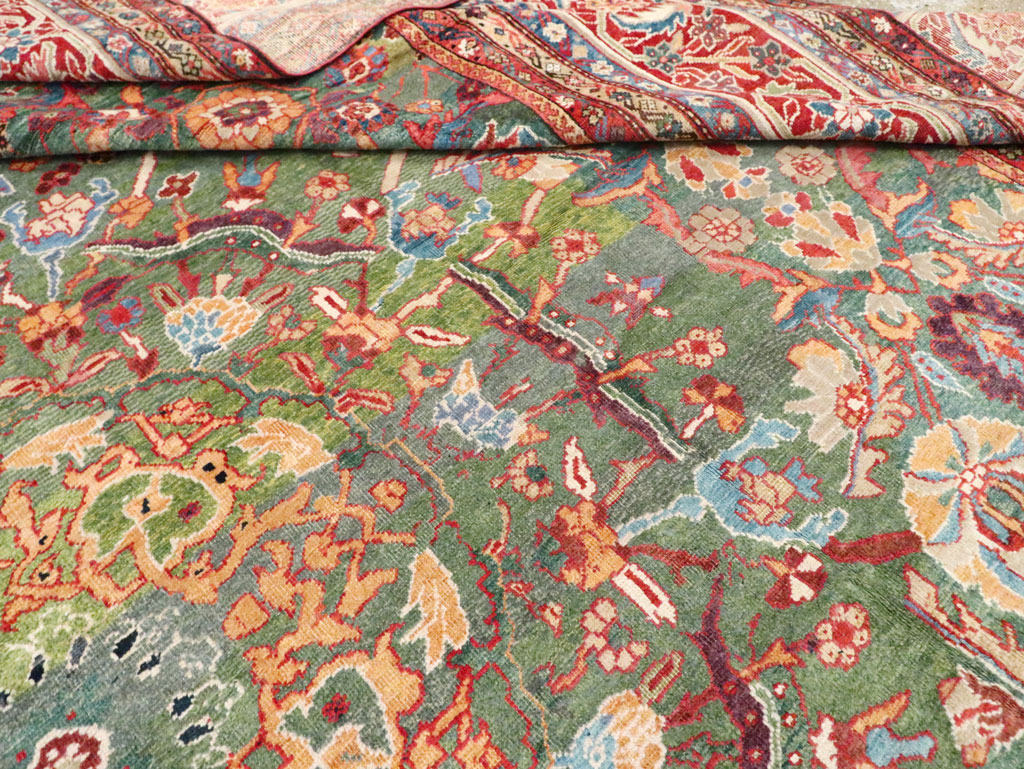 Antique Persian Mahal Oversize Carpet, No.26505 - Gss