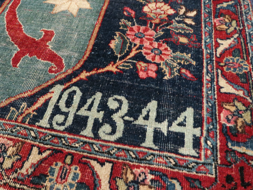 Antique Pictorial Tabriz Rug, No.26506 - Gss