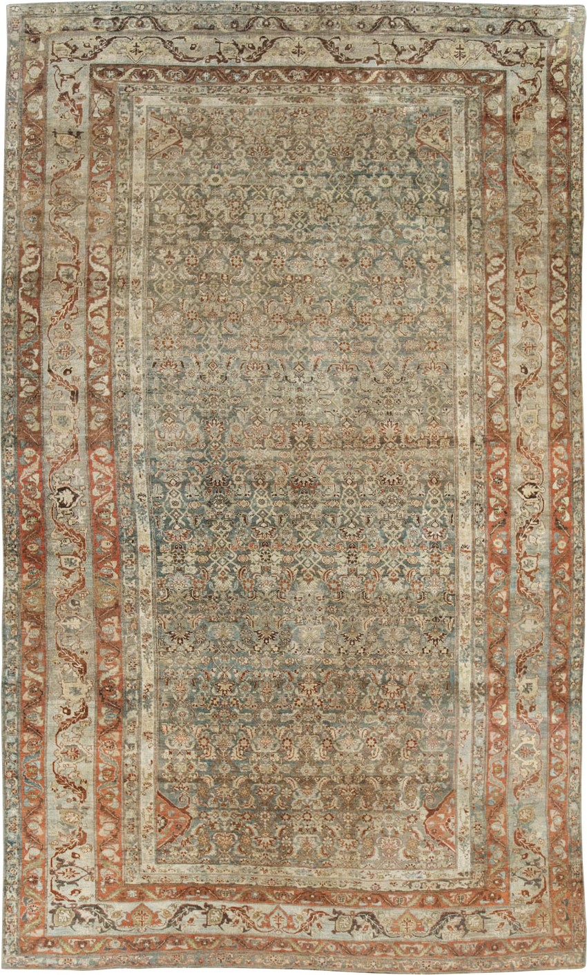 Antique Persian Bidjar Large Room Size Carpet, No.26516 - Gss