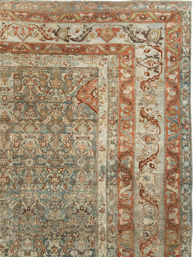 Antique Persian Bidjar Large Room Size Carpet, No.26516 - Gss