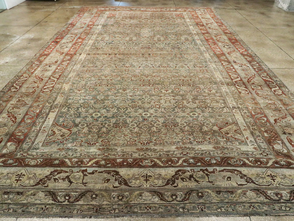 Antique Persian Bidjar Large Room Size Carpet, No.26516 - Gss
