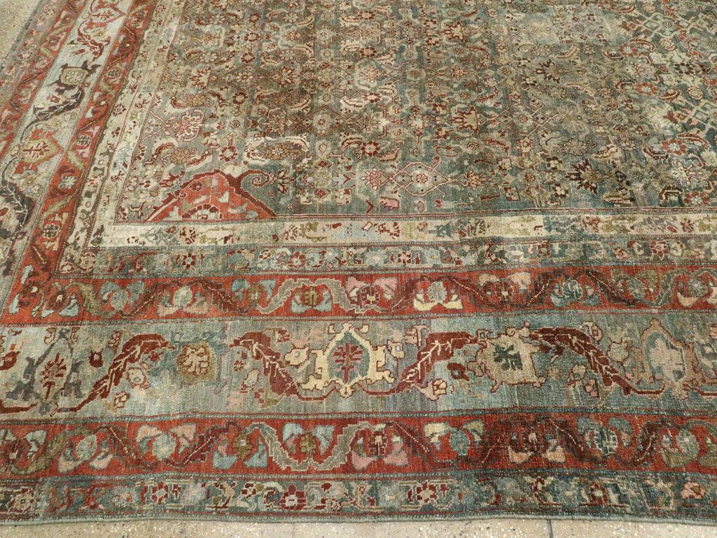 Antique Persian Bidjar Large Room Size Carpet, No.26516 - Gss