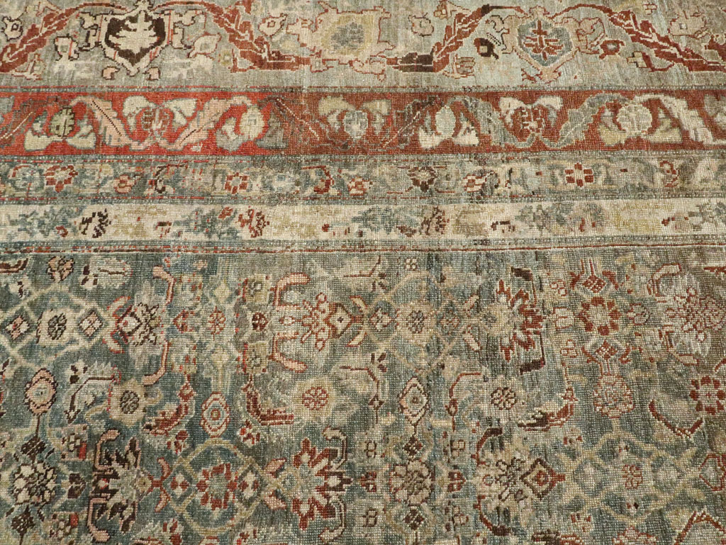 Antique Persian Bidjar Large Room Size Carpet, No.26516 - Gss