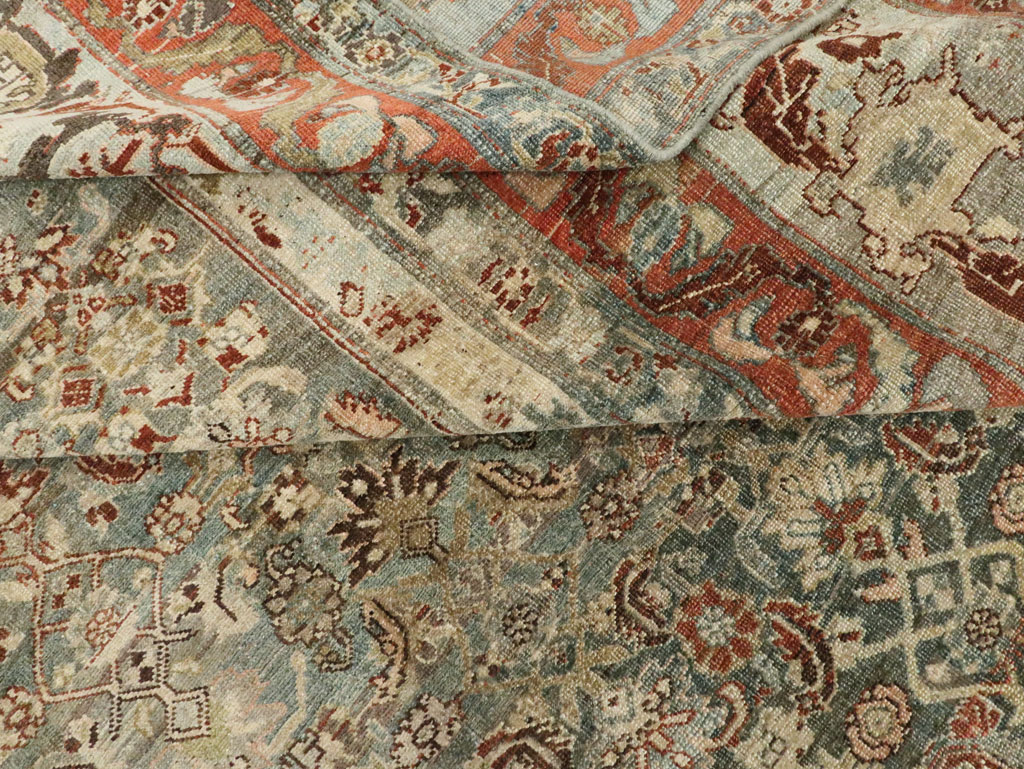 Antique Persian Bidjar Large Room Size Carpet, No.26516 - Gss